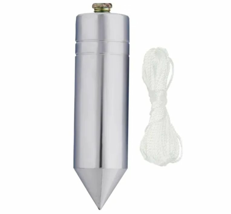 Отвес Matrix цилиндрический 500г шнур 5м 84892