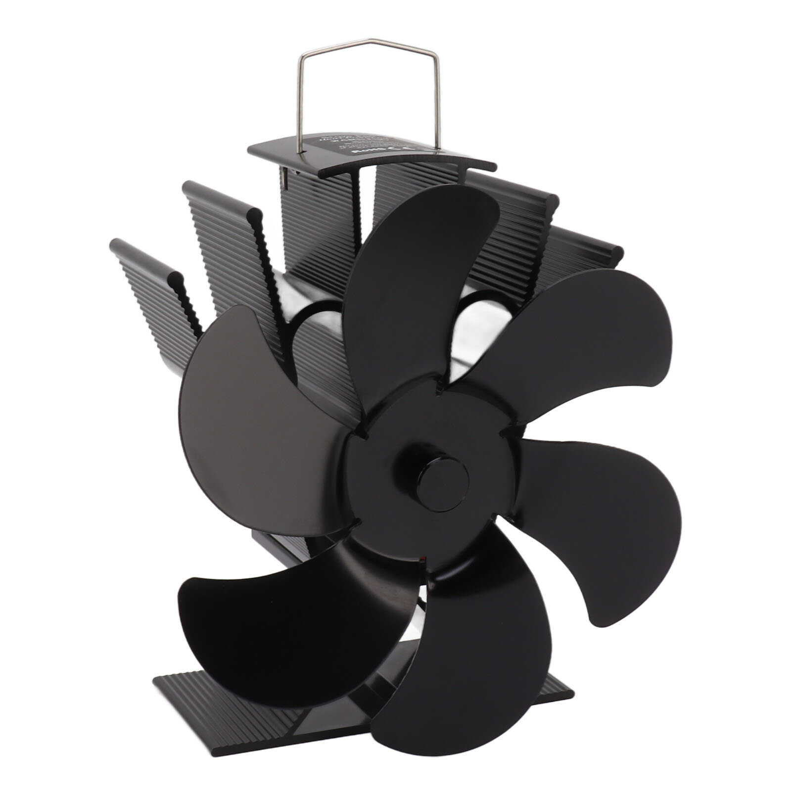 6-лопастной вентилятор для печи с 6 лопастями, дровяная печь, каминный вентилятор для камина, керосиновая печь