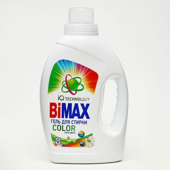 Гель для стирки Bimax IQ Smart, Color, 1,3 кг (833-3)