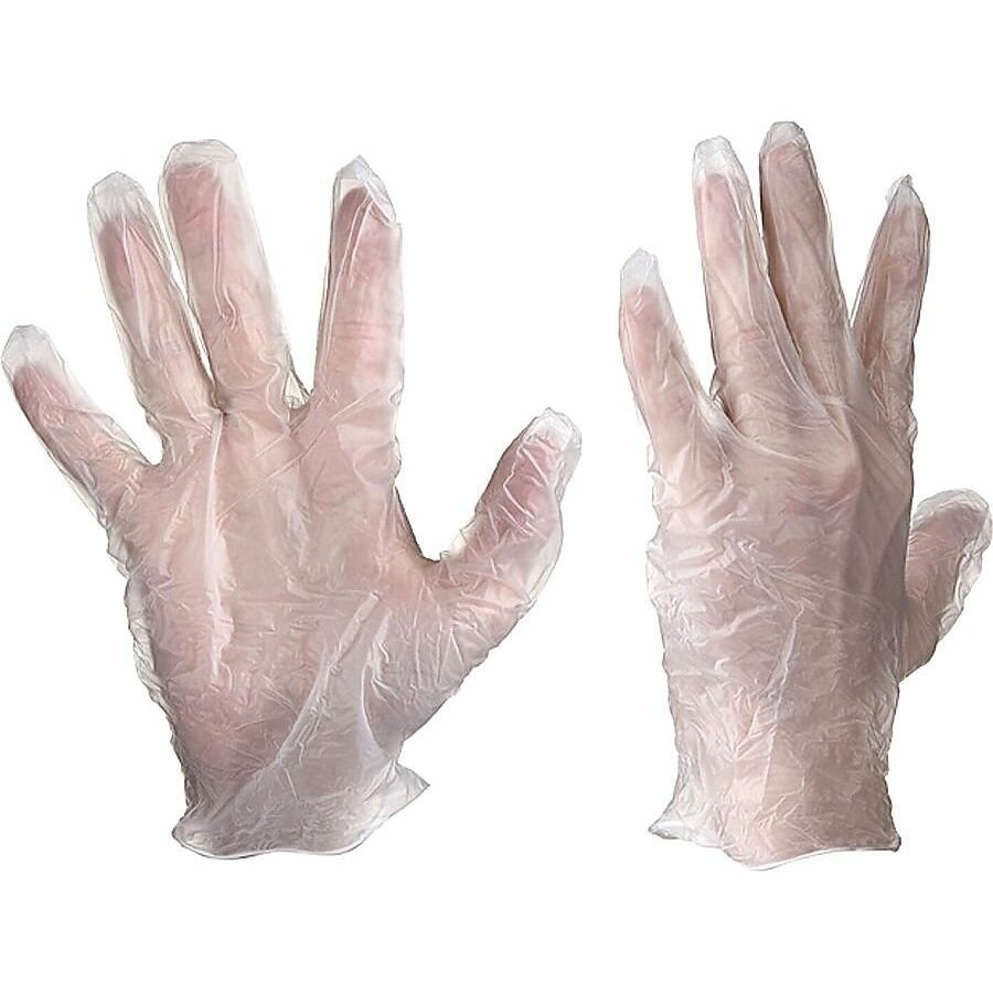 Перчатки виниловые PACLAN PRACTI, размер М, 10 шт — фото 1