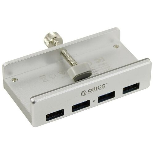 USB-концентратор Orico, серебристый (ORICO-MH4PU-P-SV)