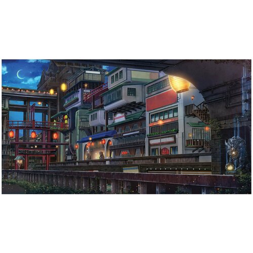 Фотообои флизелин эко Город аниме 500х270 10125₽