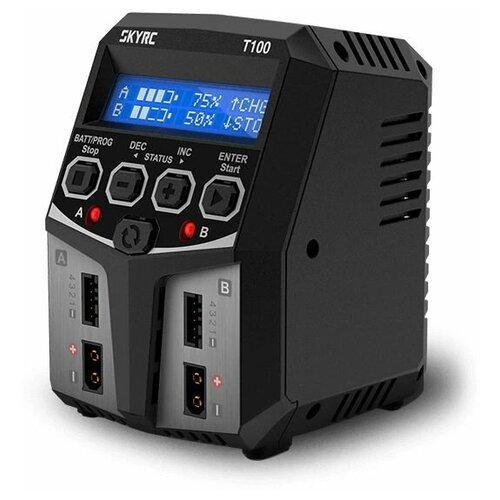 2-хканальное зарядное устройство SkyRC T100 DUO (50 Вт*2)