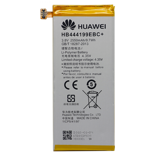 Аккумулятор HUAWEI HB444199EBC+ 2550 мАч для Huawei GR3 чехол задняя панель накладка бампер mypads старинные часы с бабочкой для huawei honor 4c chm tl00h c8818 cl00 противоударный