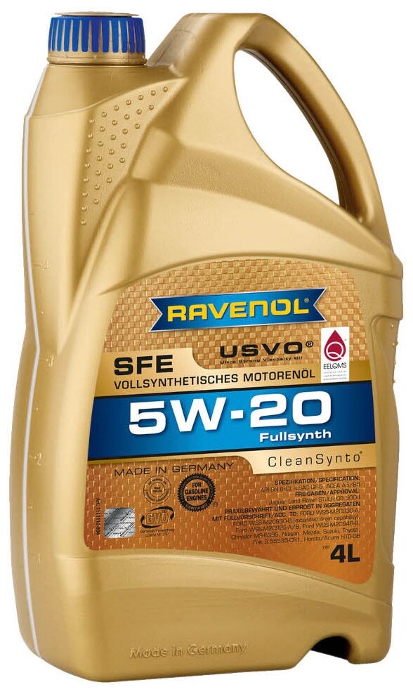 Sae 5W-20 4L Super Fuel Economy Sfe New Моторное Масло Ravenol арт. 4014835722590