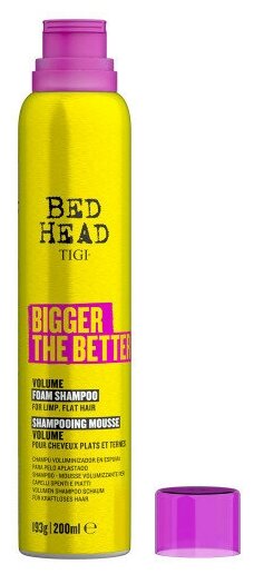 Шампунь-мусс TIGI Bed Head Bigger the better для объема волос,200 мл