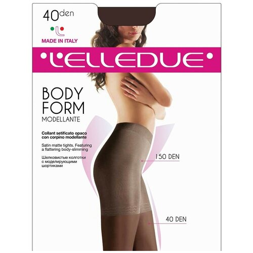 Женские утягивающие колготки с уплотненными шортиками Elledue BODY FORM 40