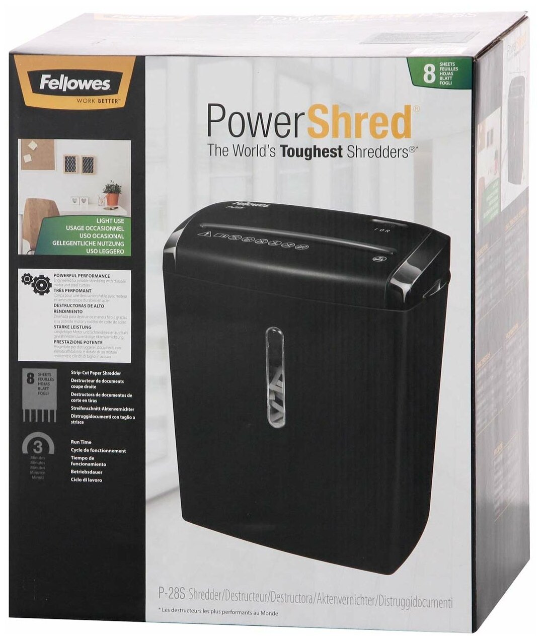 Уничтожитель бумаг Fellowes Powershred P-28S