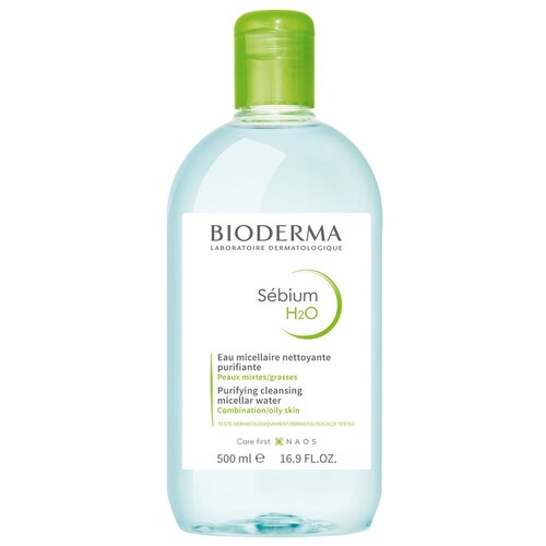 Мицеллярный раствор Bioderma Sebium Н2О Очищающая вода 500 мл