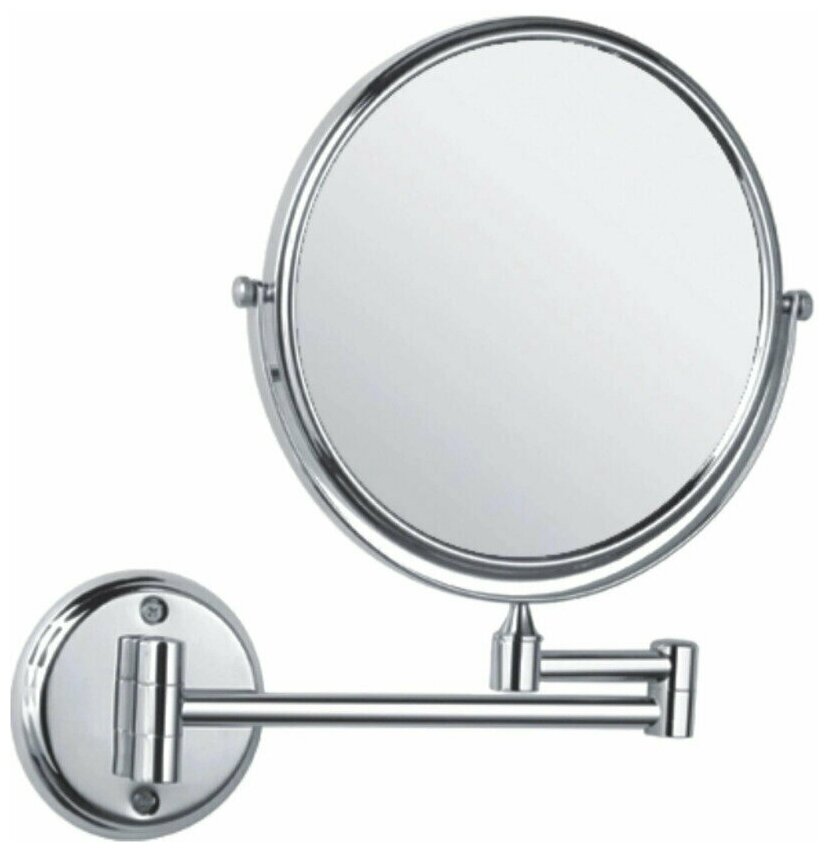 HAIBA Зеркало для ванны увеличительное настенное, хромированное - HB6106