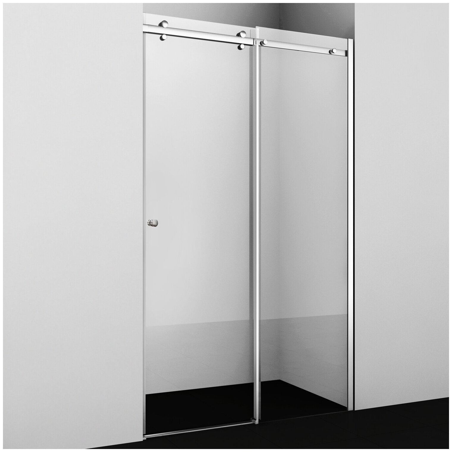 Душевая дверь WasserKRAFT Vils 200х110 56R13 - фото №2