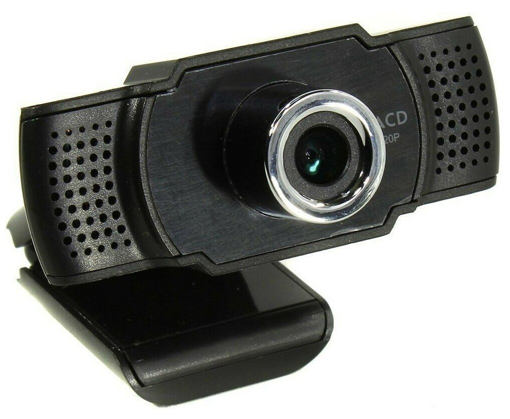 Веб-камера ACD-Vision UC400 CMOS 1.3МПикс, 1280x720p, 30к/с, микрофон встр, кабель USB 2.0 1.5м, шторка объектива, универс. крепление, черный корп. (551769)