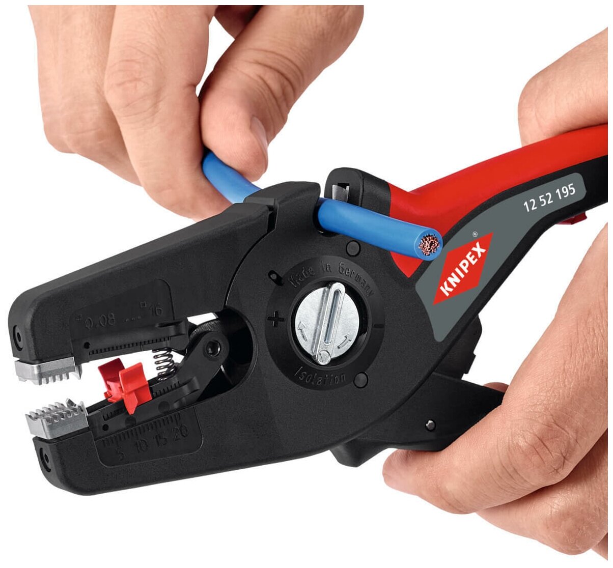 Стриппер автоматический Knipex PreciStrip 16, 0.08-16 мм AWG 28-6, 195 мм