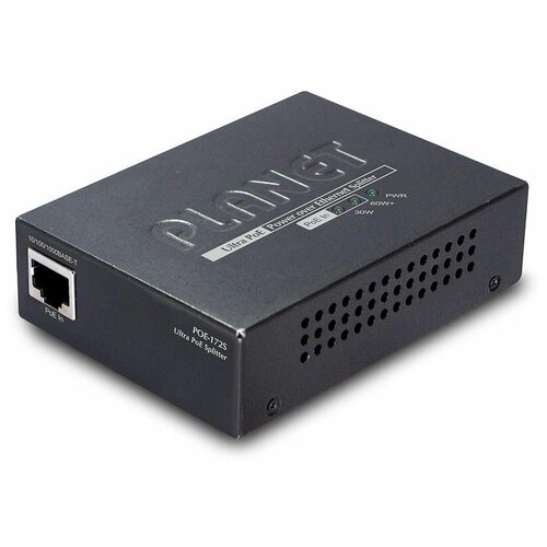 PoE-сплиттер Planet POE-172S Single-Port 10/100/1000Mbps 1 пара poe разветвитель poe коммутатор poe кабель адаптер экранированная лента 5 в 12 в 24 в 48 в кабель питания 5 5 2 1 мм rj45 dc