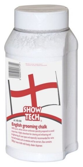 Пудра Show Tech отбеливающая для шерсти English Grooming Chalk, 400 г