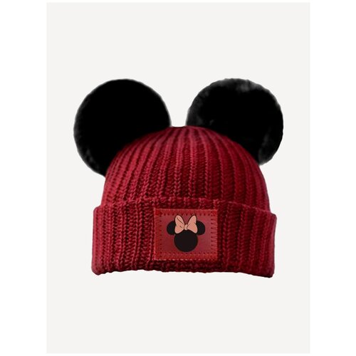 фото Name it, шапка для девочки, цвет: красно-коричневый, размер: 50/51