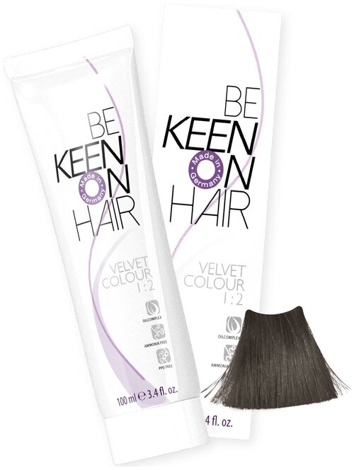 KEEN Be Keen on Hair краска для волос без аммиака Velvet Color, 7.11