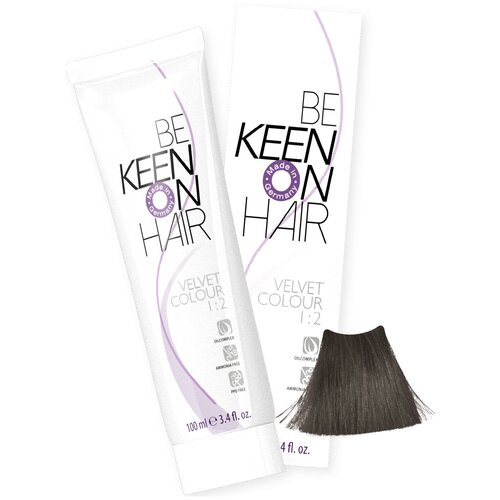 KEEN Be Keen on Hair краска для волос без аммиака Velvet Color, 7.11, 100 мл