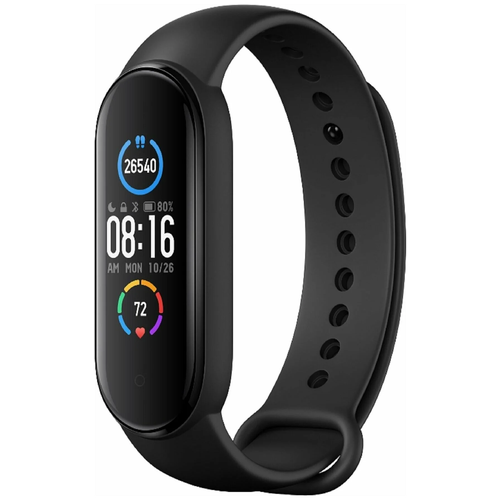 Умный браслет Xiaomi Mi Smart Band 5 RU, черный