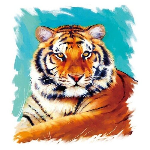 Алмазная вышивка New World «Красивый молодой тигр»