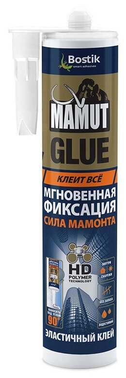 Bostik Mamut Glue клей монтажный гибридный (белый, 290 мл)