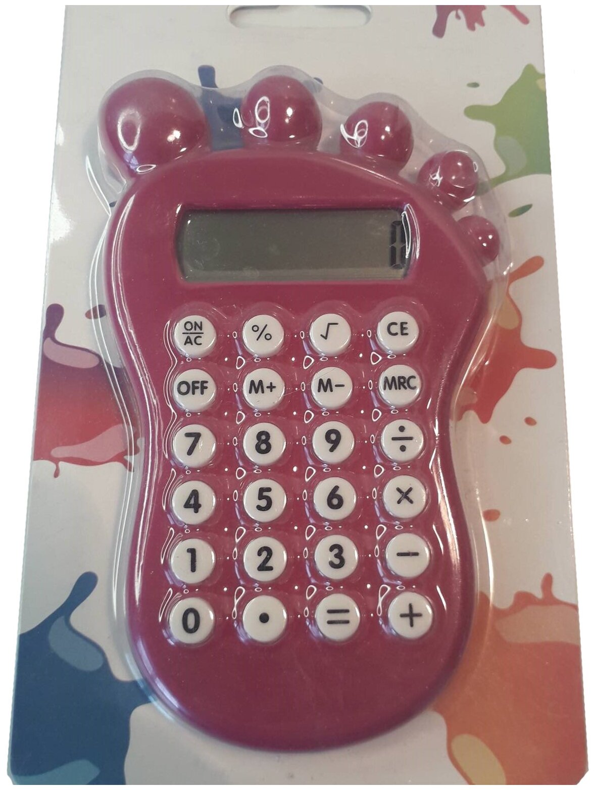 Калькулятор детский "Лапа", 10-разрядный, 1 шт.