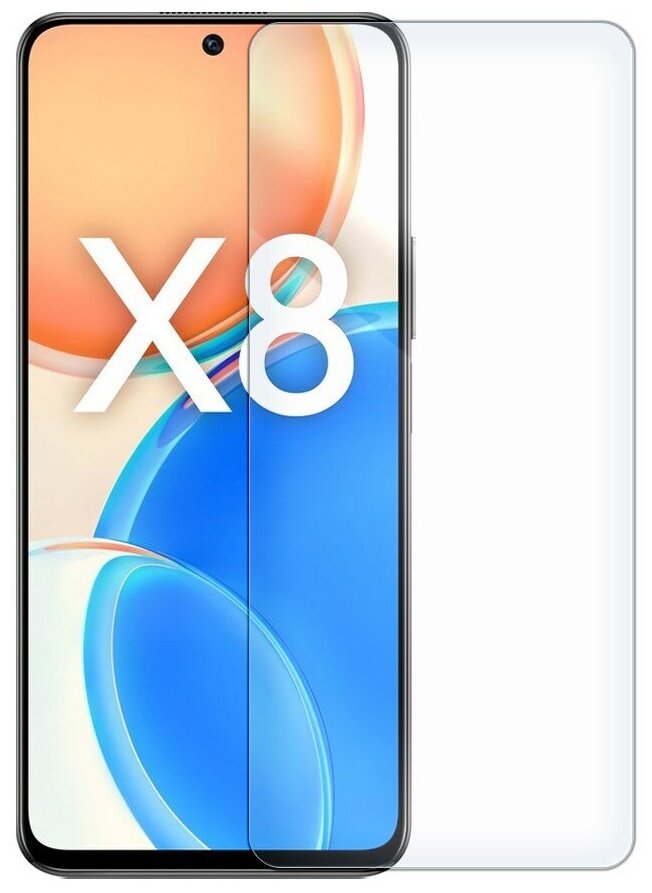 Стекло защитное гибридное Krutoff для Honor X8