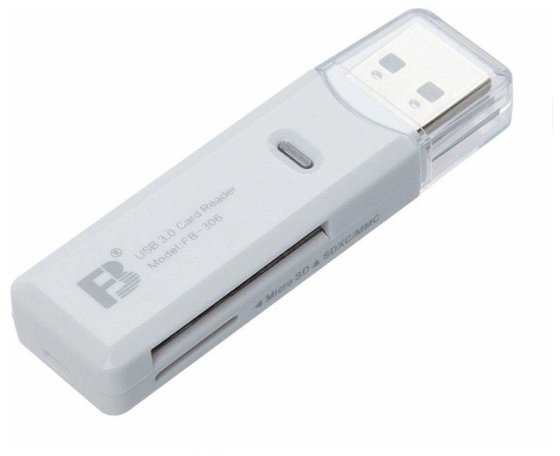 Кардридер FB FB-306 - SD, MicroSD, USB 3.0