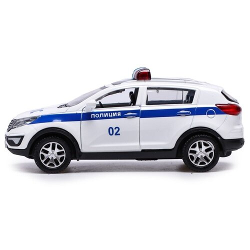 фото Машина металлическая kia sportage r-police, 1:39, инерция, открываются двери автоград