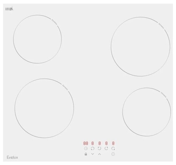 Электрическая варочная панель Evelux Evelux HEV 640 W