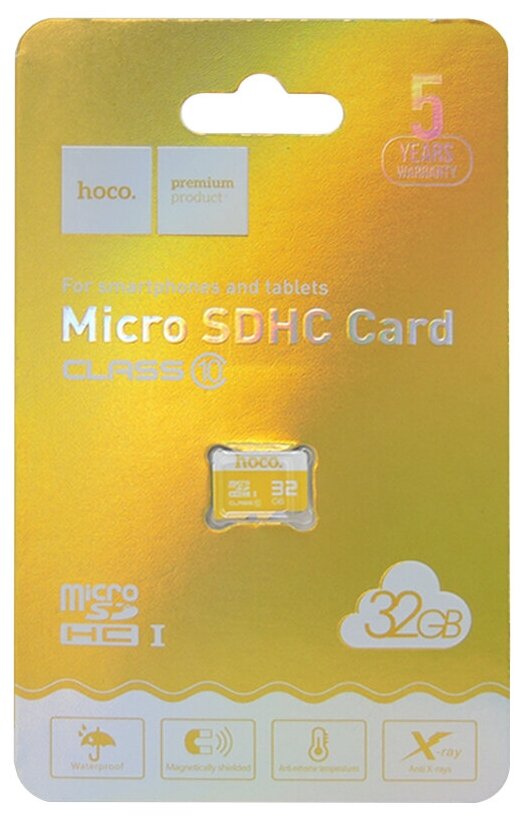 Карта памяти MicroSD 32Gb TF High speed Hoco