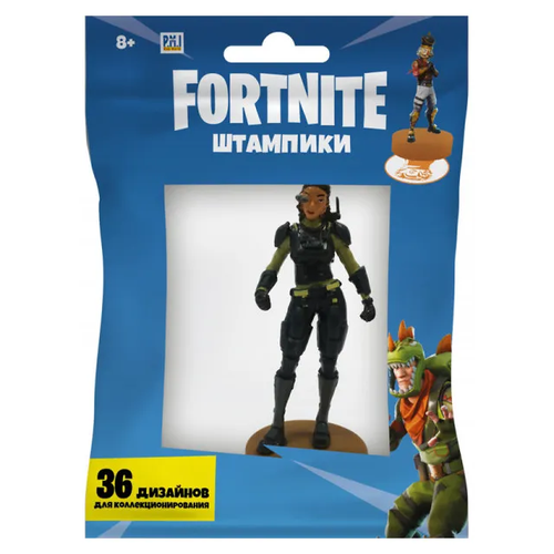 игровой набор от fortnite рагнарёк Fortnite Штампик-фигурка 7,5 см Стальная леди FOR5010-5