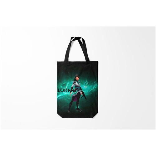 фото Сумка-шоппер / 31х42 см / геймерам / valorant burnettie