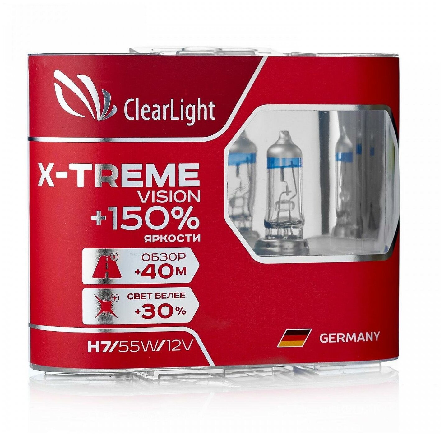 CLEARLIGHT MLH9XTV150 Лампа 12 В H9 65 Вт X-treme Vision +150% 2 шт. ClearLight