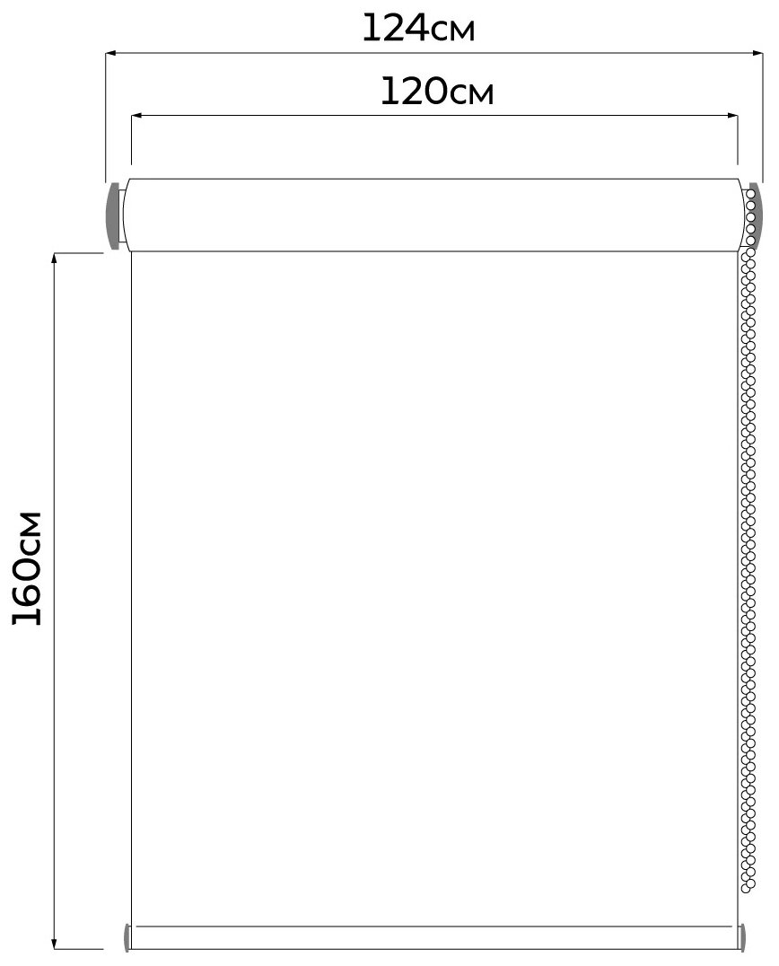 Рулонная штора Decofest Баунти соломенный, блэкаут, 80 x 160 см - фотография № 16