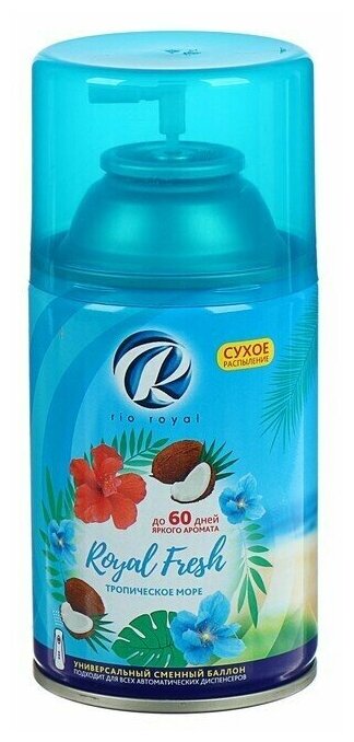 Сменный баллон Rio Royal fresh 250мл тропическое море - фото №8