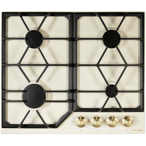 Встраиваемая варочная поверхность газовая IL Monte BH-646E NSD IVORY RUSTICO 1479000₽