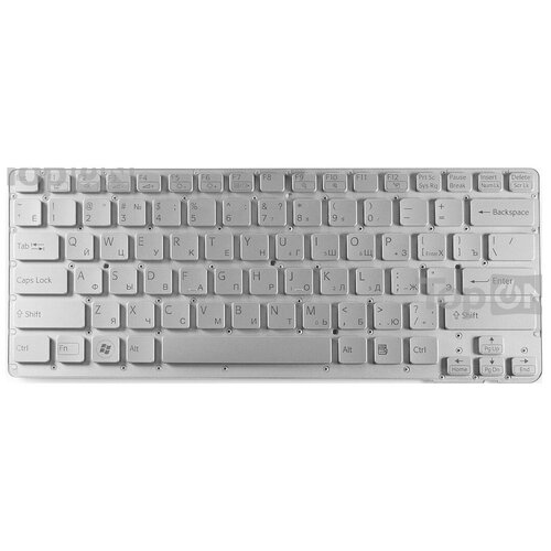 Клавиатура для ноутбука Sony Vaio 148953821 серебристая 131000₽