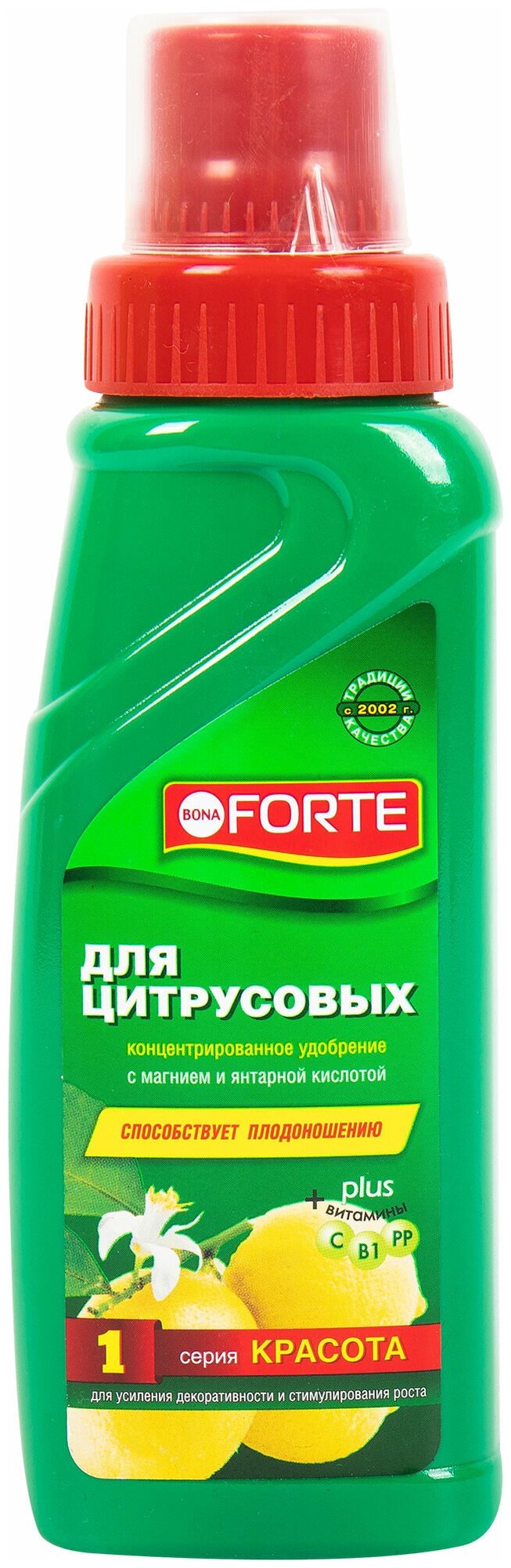 Удобрение «Bona Forte» для цитрусовых растений 0.285 л - фотография № 1