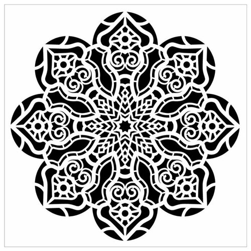 Трафарет Cadence New Lace Stencil Collection 35 x 35 см. YDC-017