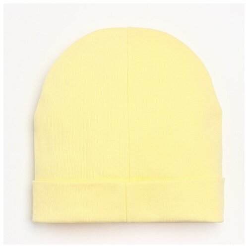 фото Шапка детская, цвет желтый, размер 47-50 см нет бренда