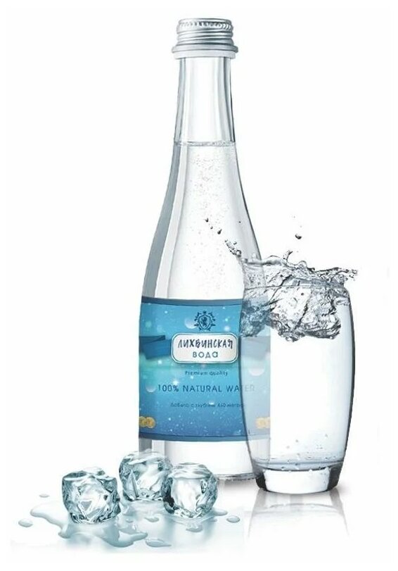 Минеральная вода "Лихвинские Воды" Premium класса, 20 бутылок по 0,5л - фотография № 4