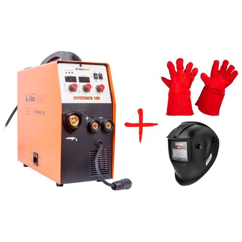 Сварочный аппарат инверторного типа FoxWeld InverMIG 185 Маска сварочная Хамелеон и Краги 2800000₽
