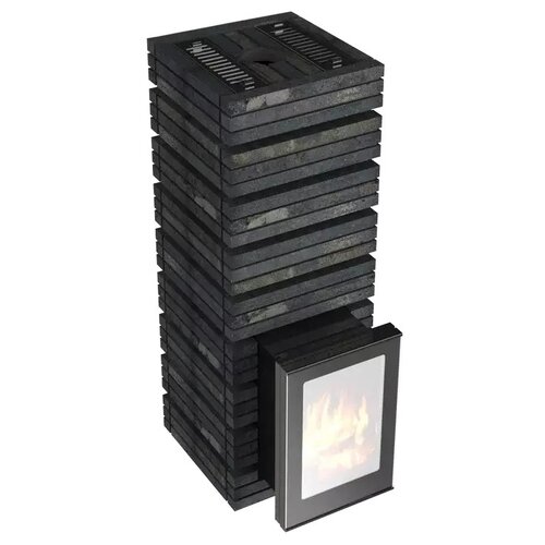 Дровяная банная печь Grill'D Shaman Long (2 каменки)