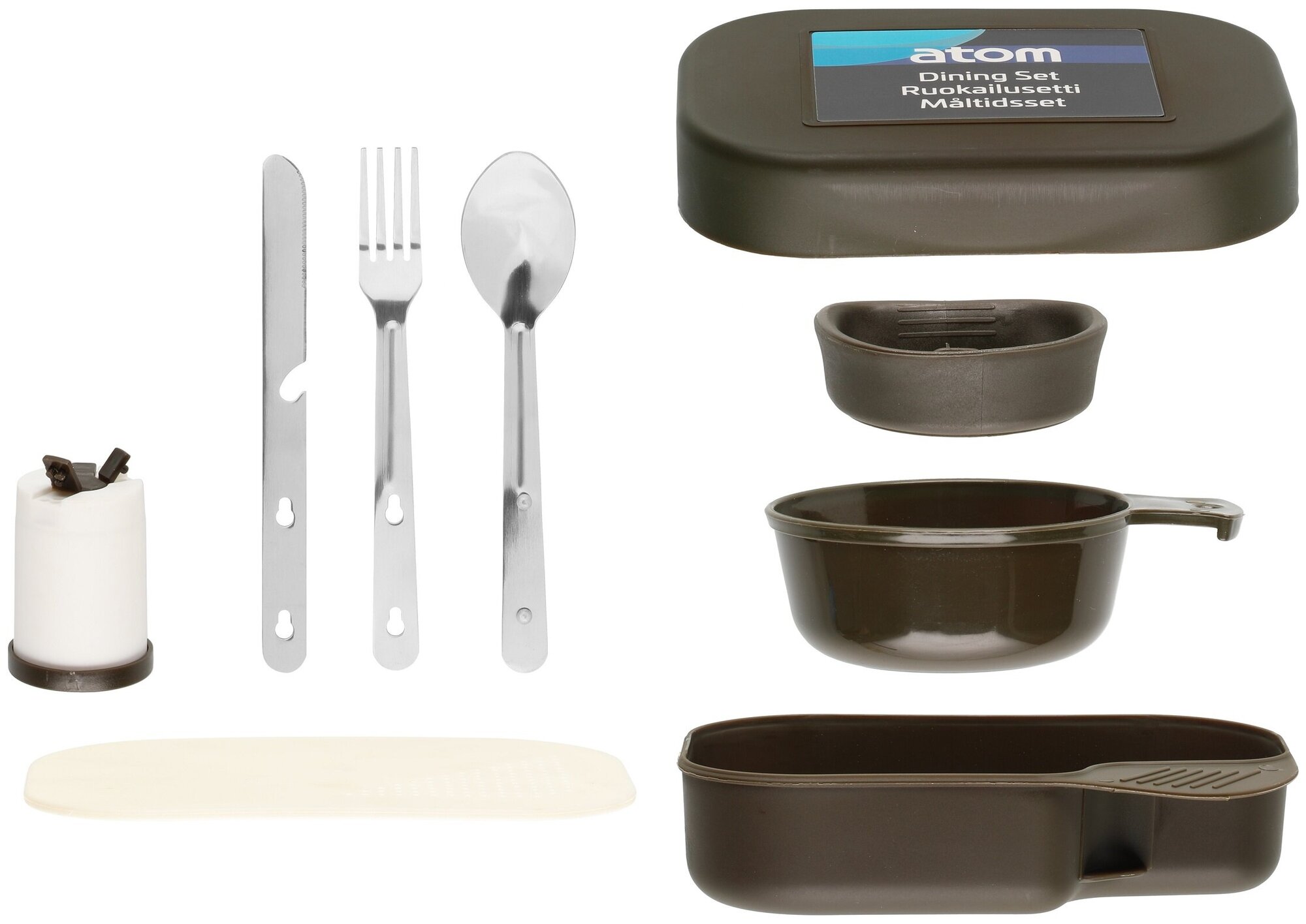 Набор походной посуды для кемпинга Atom Outdoors Camping eating set(9 предметов)