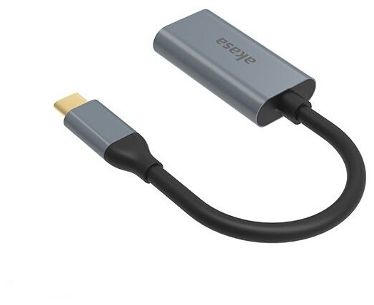Адаптер-переходник Akasa с HDMI на USB Type-C AK-CBCA24-18BK