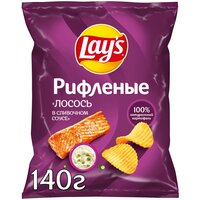Чипсы Lay's картофельные, лосось, 140 г