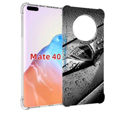 Чехол MyPads дженезис genesis 2 мужской для Huawei Mate 40 / Mate 40E задняя-панель-накладка-бампер