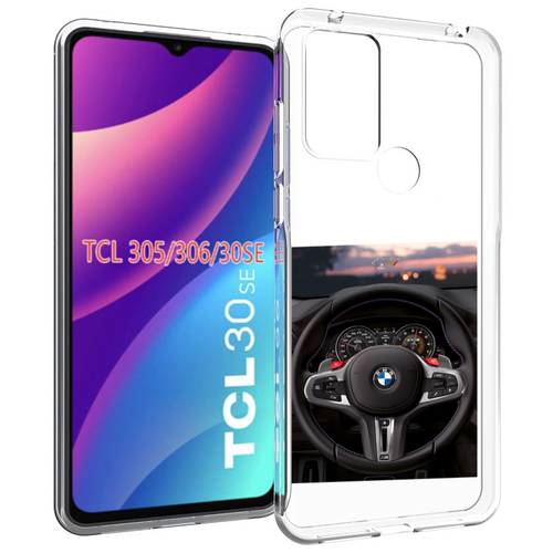 смартфон tcl 30se 4 64gb atlantic blue Чехол MyPads bmw 4 мужской для TCL 30SE / TCL 305 / TCL 306 / TCL 30E задняя-панель-накладка-бампер