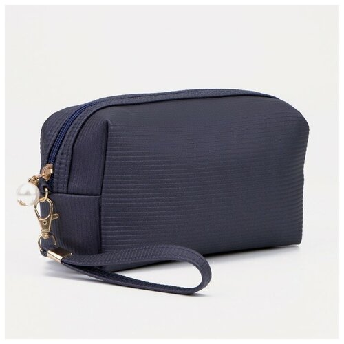 фото Косметичка на молнии, цвет синий